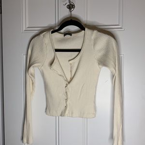 Zelly Ribbed Long Sleeved Tee